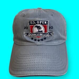 2012 US Open Golf Hat The Olympic Club USGA Member Gray Color Adjustable